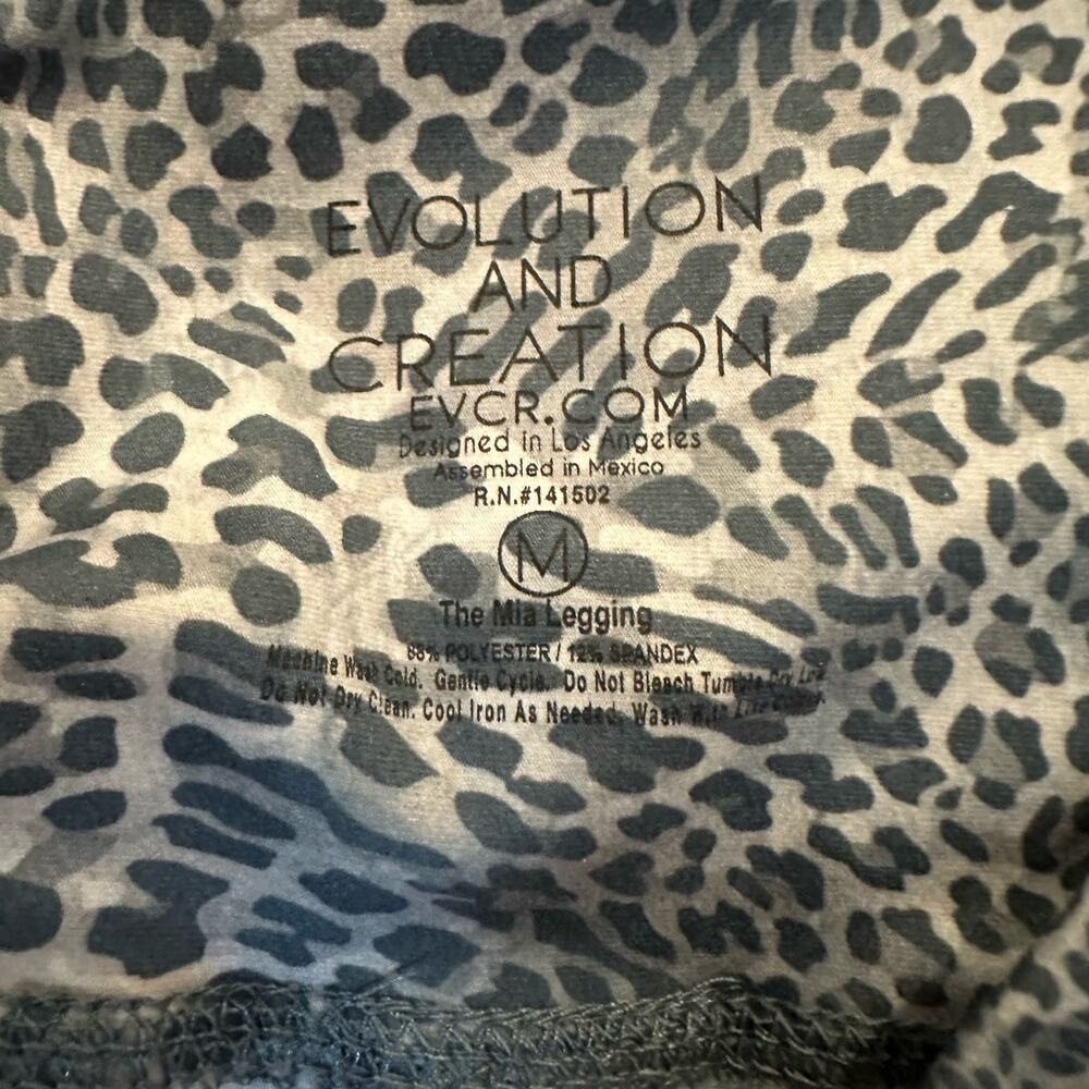 Evolution And Creation Blue Patterned Leggings - image 5